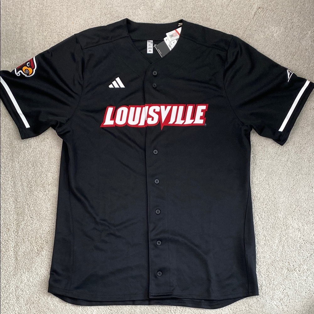 Adidas Black Louisville Performance Jersey